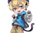 商業使用OK！デフォルメキャライラスト描きます 商業利用OK！グッズ等に使い易いSDイラスト制作 イメージ2