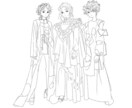 お好きな写真を線画でデフォルメします あなたの思い出をイラストに致します！ イメージ2