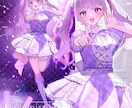 歌ってみたMV・一枚絵・グッズイラストを制作します リピート多数！丁寧なやり取りで初めての方も安心です イメージ8