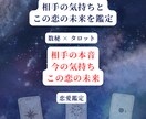 相手の気持ちと恋の未来を数秘とタロットで鑑定します 相手の本音・恋愛の流れ・今どう動くべきかを読み解きます イメージ2
