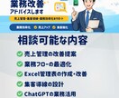 小規模ビジネスの業務改善アドバイスします 売上管理・集客・効率化をサポート イメージ1