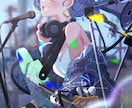 目を惹く華やかな一枚絵を描きます 光と彩度の映える世界観イラスト イメージ2