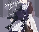透明感のあるイラスト制作致します SNSアイコン、動画用1枚絵、キャラデザなど様々なイラスト イメージ7