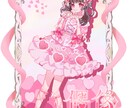 少女メインのラブリーなイラスト制作します 背景アリ対応可◎小物多めのごちゃっとしたイラストなど！ イメージ5