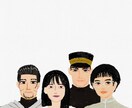 SNSのアイコン作成します シンプルなクレヨン画で暖かい風合いの似顔絵 イメージ3