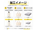 商品画像のリサイズ・ロゴ入れをまとめて承ります 20枚1,000円〜｜EC運営経験者が丁寧に対応！ イメージ2