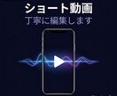 修正5回無料　ショート動画を丁寧に編集します 【素材を渡すだけ】インスタ・TikTok向け動画編集 イメージ1