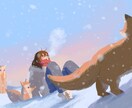 男の子でも、女の子でも！イラスト制作いたします アイコンイラストから立ち絵イラストまで幅広く承ります！ イメージ7