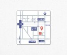 店舗・駐車場の案内図に｜シンプルな地図を作成します お店・イベント・教室をわかりやすく｜既存デザインとの統一も◎ イメージ6
