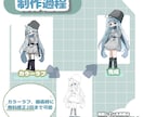 最短1日！超可愛いシンプルな立ち絵描きます TRPGやYouTubeなど様々な立ち絵に是非！ イメージ3