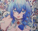 アナログイラスト色紙描きます アナログイラストでプレゼント企画や、推し活にぴったり！ イメージ5
