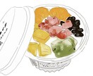 シズル感のある食べ物を描きます お写真をもとにリアルで温かみのあるイラストを作成します☆ イメージ10
