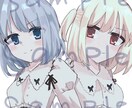 SNS等に使えるアイコン作成します かわいい萌え厚塗りイラストが好きな方へ イメージ4