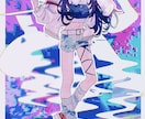 最短当日で地雷系やストリート系のイラスト描きます 初めての方も大歓迎！アイコンからキャラデザまで丁寧に対応 イメージ4