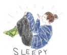 SNSの可愛い系アイコン・ヘッダー作成します 手書き感、ゆるふわイラスト好きな方必見！ イメージ1
