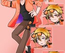 TRPGのキャラクター立ち絵描きます 表情差分を5種類無料で描きます！ イメージ3