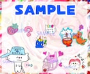 あなたのためにインスピレーションでイラスト描きます LINEスタンプ風、SNSアイコン、手帳やブログの挿絵に✨ イメージ2