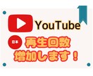 YouTube◎日本人再生回数を増やします 【高品質】【30日間減少保証】/宣伝拡散/1000回～ イメージ1