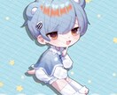 即日納品可能★ かわいいSDイラスト制作します かわいいSDキャラで活動を更に魅力的に！実績有安心クオリティ イメージ1