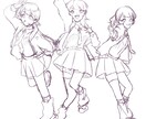 SNSイラスト、アイコン制作いたします ダークなものから可愛らしいイラストまで イメージ5