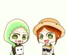 スマホのホーム画面、ロック画面描きます お客様のホーム画面やロック画面を可愛いイラストで彩ります。 イメージ2