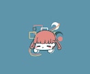 ゆるかわ風のキャラアイコン描きます やわらかい色味の手描き風アイコン イメージ3