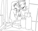 SNSアイコンなど！ゆるかわいい女の子描きます SNSで使いやすい、ポップでオシャかわイラスト イメージ5