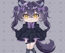 もちっとしたミニキャラを描きます 女の子や人外キャラを可愛く描きます♪ イメージ2