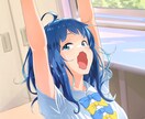 アニメスタイルの魅力的なイラスト作成します 背景込みの分かりやすいキャッチーな小説挿絵風イラストも可能！ イメージ10