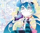 アニメ調、トゥーン調なイラストを作成します 立ち絵、一枚絵、キャラデザ、獣人、人外キャラクタもOK! イメージ5