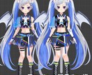 配信向け３Dモデル製作モデルを３Dで再現します 画像1枚からでもOK！イラストを再現します イメージ2