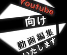 Youtube向けの動画を編集いたします 動画編集…サムネイル制作…長時間動画…字幕…音声…対応中!! イメージ1