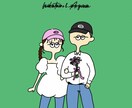 ポップでオリジナルなイラストを作成します ウェルカムボードやサンクスカードで結婚式を華やかに♩ イメージ3