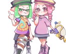 配信者様向けのシンプルなイラストを御提供致します 可愛いキャラでテンション⤴︎︎⤴︎ イメージ8