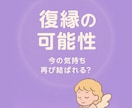 復縁は叶う？今の想いと復縁のヒントをお伝えします 天使がふたりの心をやさしく読み解き、未来への道しるべをお届け イメージ1