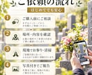 大切な方への想いを込めてお墓参りを代行します ただのお掃除ではなく、あなたの大切な想いまでお届けします イメージ3