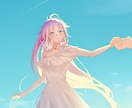 歌ってみた･MVに！サムネイルイラスト描きます 先着3名様：背景あり一枚絵が5,000円！初心者様も大歓迎！ イメージ1