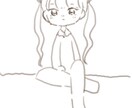 シンプルなデフォルトまた等身大のアイコン描いてます ふわふわかわいいシンプルなアイコン イメージ3