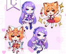 ポップでかわいいミニキャラ描きます ポップで明るく、グッズにも映えるデザインです！ イメージ4