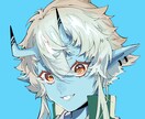 個性的なイラストお描きします アイコン、SDイラスト、TRPG立ち絵なんでもご相談ください イメージ2