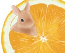 フルーツうさぎ☆可愛いアイコン描きます あなたのお好きなフルーツにうさぎを添えて…♪ イメージ5