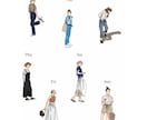 ファッション×イラストをオシャレに描きます あなただけの世界観をイラストで描いてみませんか。 イメージ1