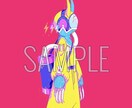 SNS等に使用できるアイコンお描きします 細かいご希望もお気軽にご相談ください イメージ4
