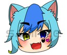 ミニキャラの顔アップのSNSアイコン描きます 追加料金無しでキャラデザもできちゃいます！ イメージ3