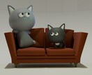 キャラクターを３Dモデル化します 企業、グッズ、ウェブ、アイコン等に利用可能（商業利用も可） イメージ3
