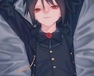 SNSアイコンから立ち絵、夢絵などイラスト描きます 他にも歌ってみたや表紙、動画用素材などBL、百合もOK イメージ6