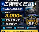 YouTube動画の字幕フルテロップ作成します YouTube字幕・テロップ作成｜丸投げOK イメージ11