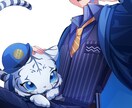 キャラクターのデザイン、立ち絵を制作いたします TRPGやマダミスなどの立ち絵にも！ イメージ3
