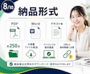 再配布権付きコンテンツ素材250点を提供します AIリライト・発信ネタ・購入特典に活用できる資料集 イメージ8