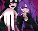 Vライバー実績アリ商用OK！イラスト描きます 可愛いイラストをこの価格でお届け！様々な用途に！ イメージ4